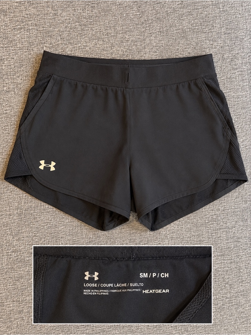 Under Armour Women’s Black HeatGear Athletic Shorts